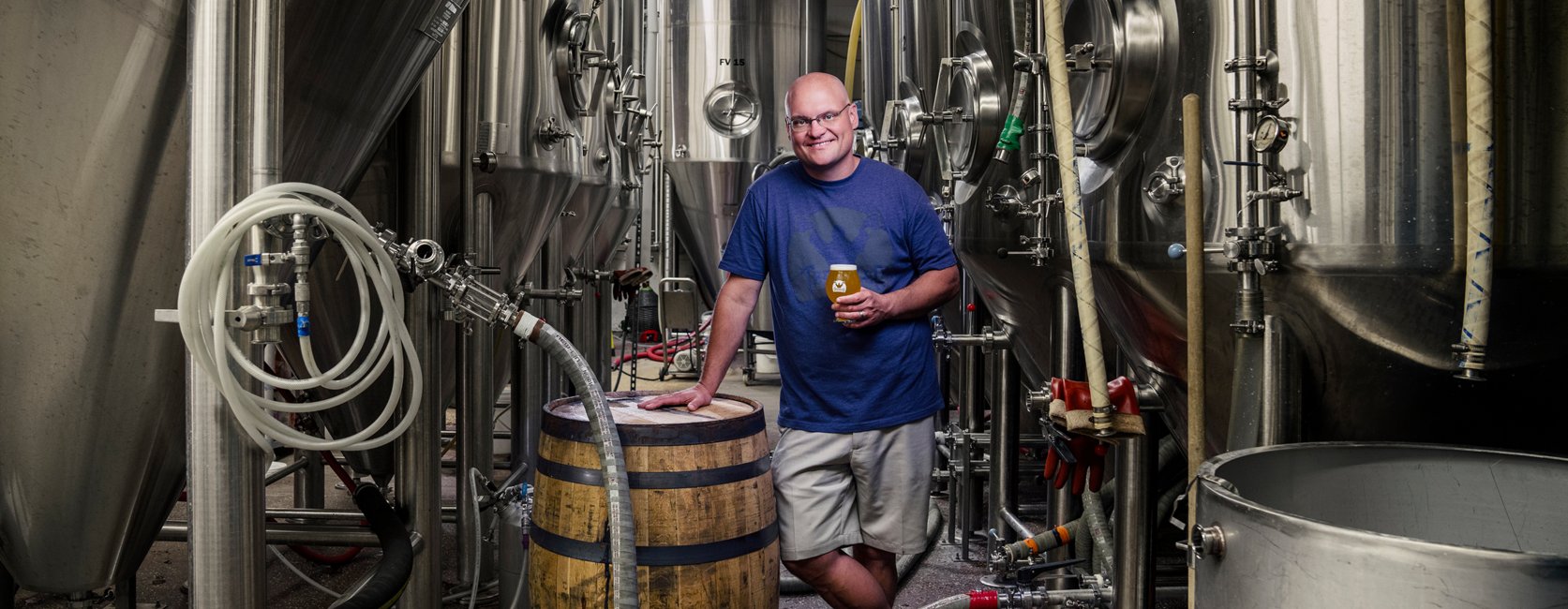 Charlie Bredo - owner and operator of Troubled Monk Brewery