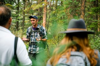 Mahikan Trails tour guide in Banff National Park