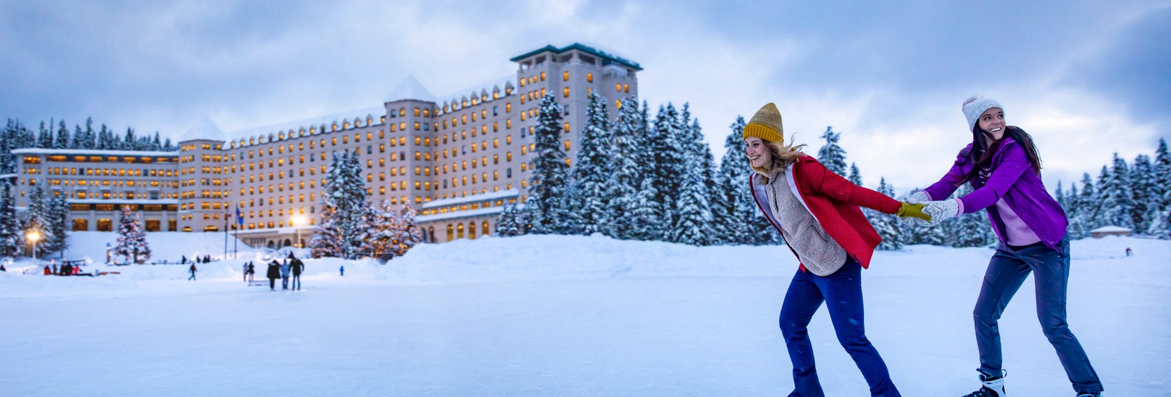 An unforgettable winter's day in Lake Louise, Canada