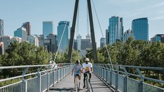 prince's island bridge calgary