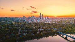 Downtown Edmonton Sunset